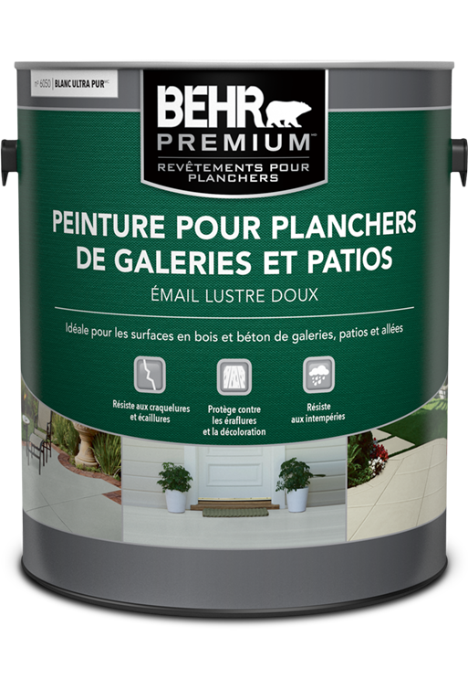 1 gan of Peinture pour galerie et patio BEHR PREMIUM<sup>MD</sup> - Émail lustre doux n° 6050