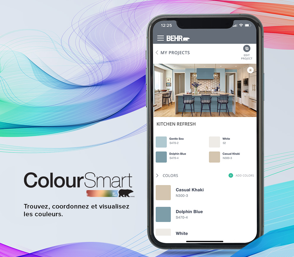 Image of a Behr Colour Board